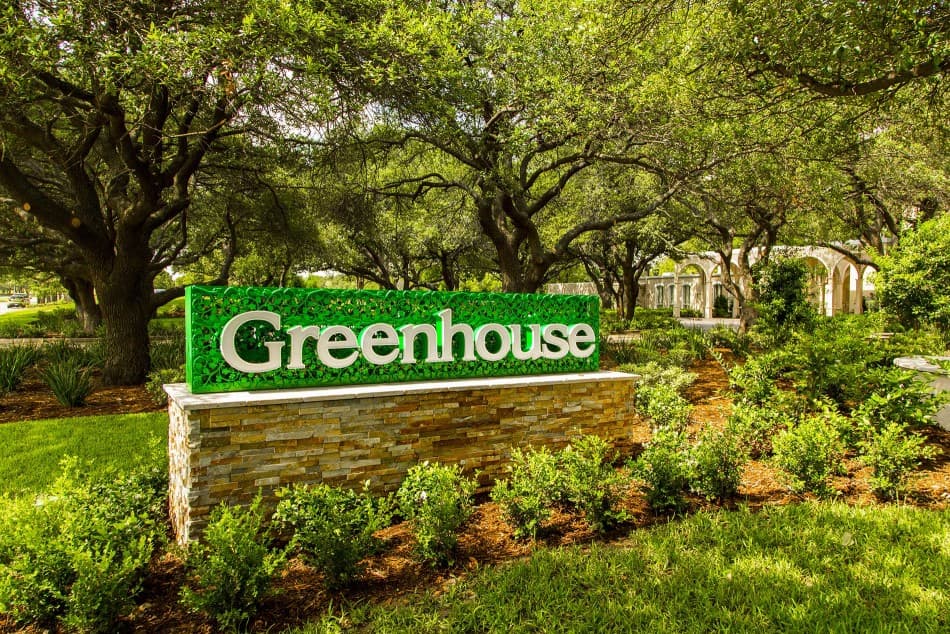 Greenhouse Front Signage