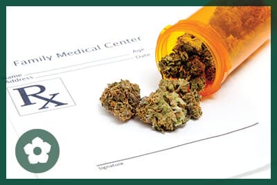 Prescription for medical marijuana from family practice clinic