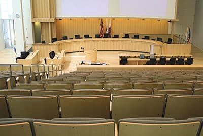 City council meeting room