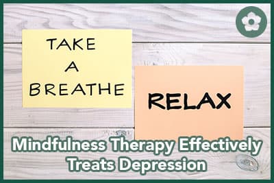 Text take a breath and relax on wooden table.